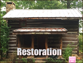 Historic Log Cabin Restoration  Creston, Ohio